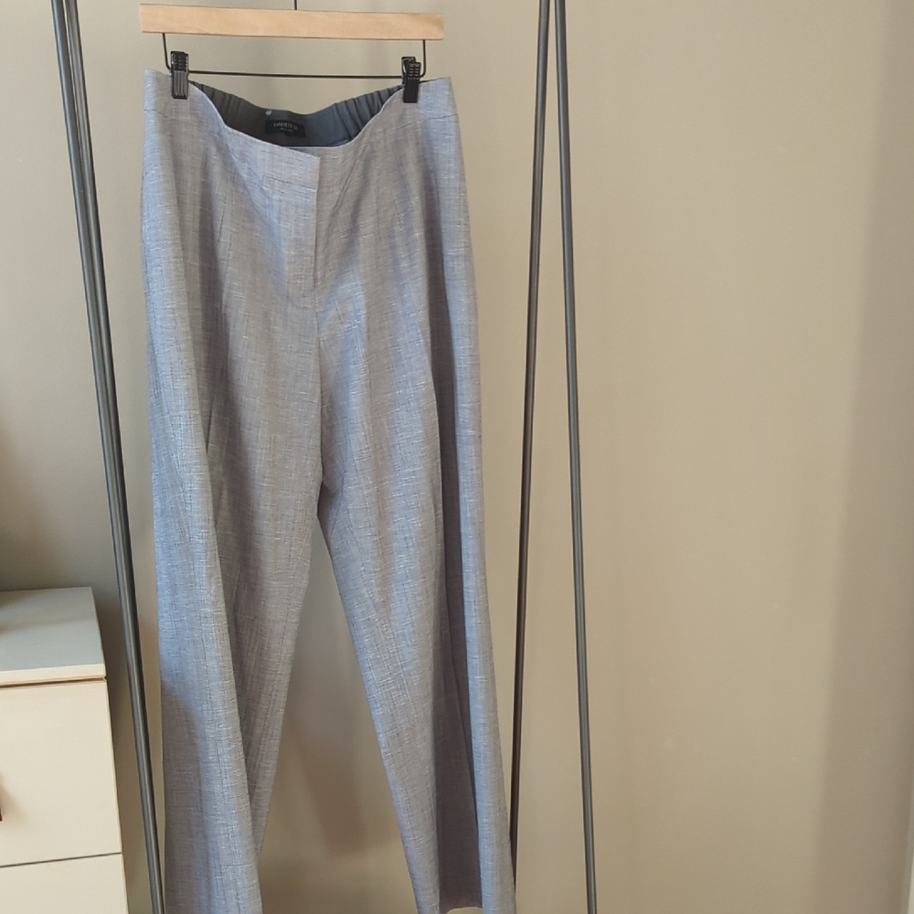 Lafayette 148 New York Light Gray Trousers
